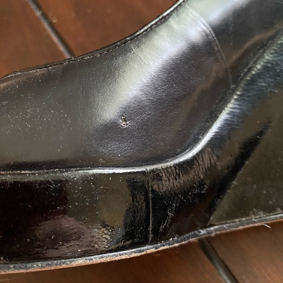 Kenneth Cole New York Black Leather Wedge - Picture 3 of 10